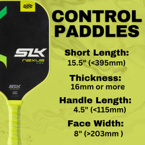 Control Pickleball Paddles